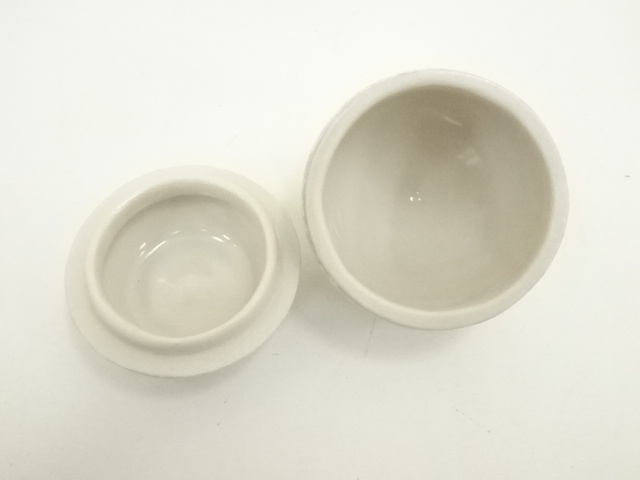  京焼　河合誓徳造　干支辰香合（箱付）